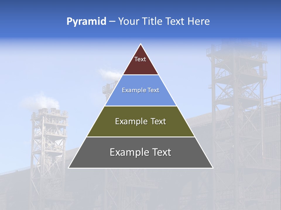 Production Blast Plant PowerPoint Template