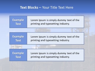 Production Blast Plant PowerPoint Template