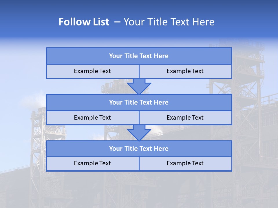 Production Blast Plant PowerPoint Template
