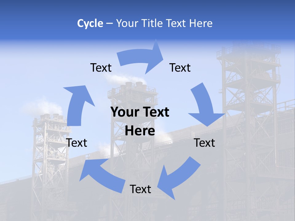 Production Blast Plant PowerPoint Template