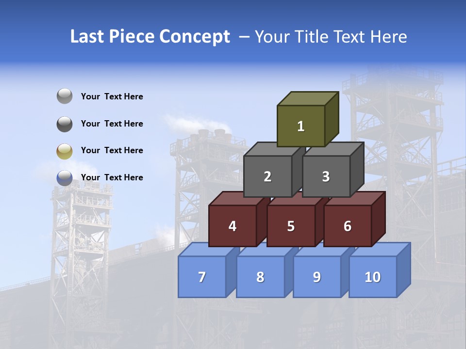 Production Blast Plant PowerPoint Template