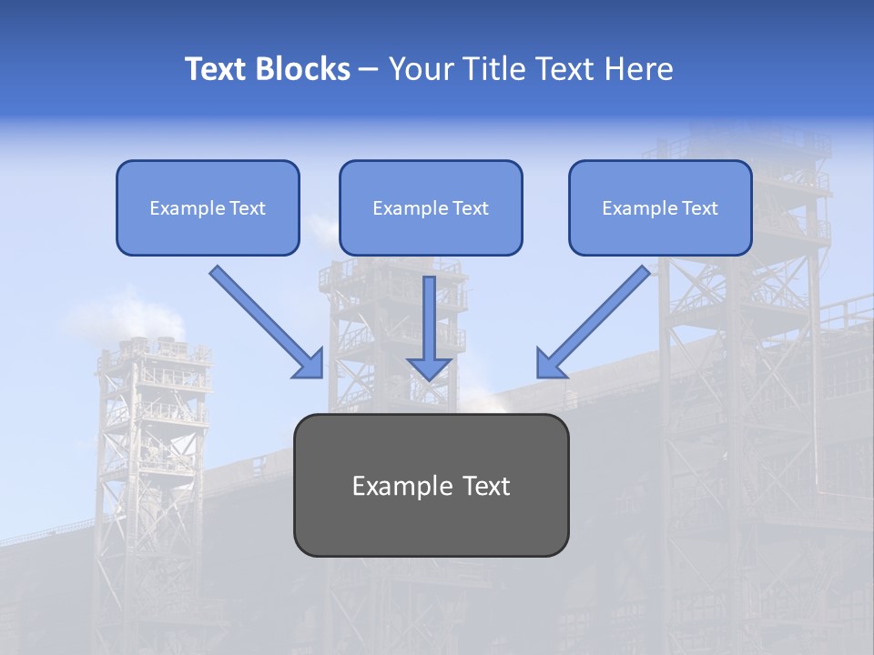 Production Blast Plant PowerPoint Template