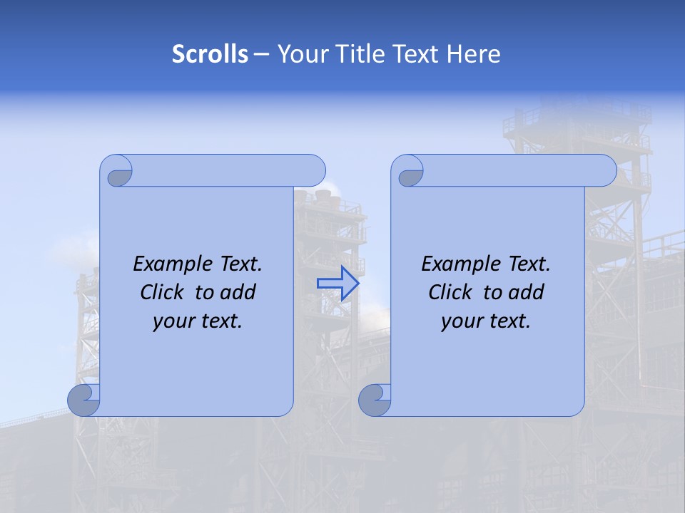 Production Blast Plant PowerPoint Template