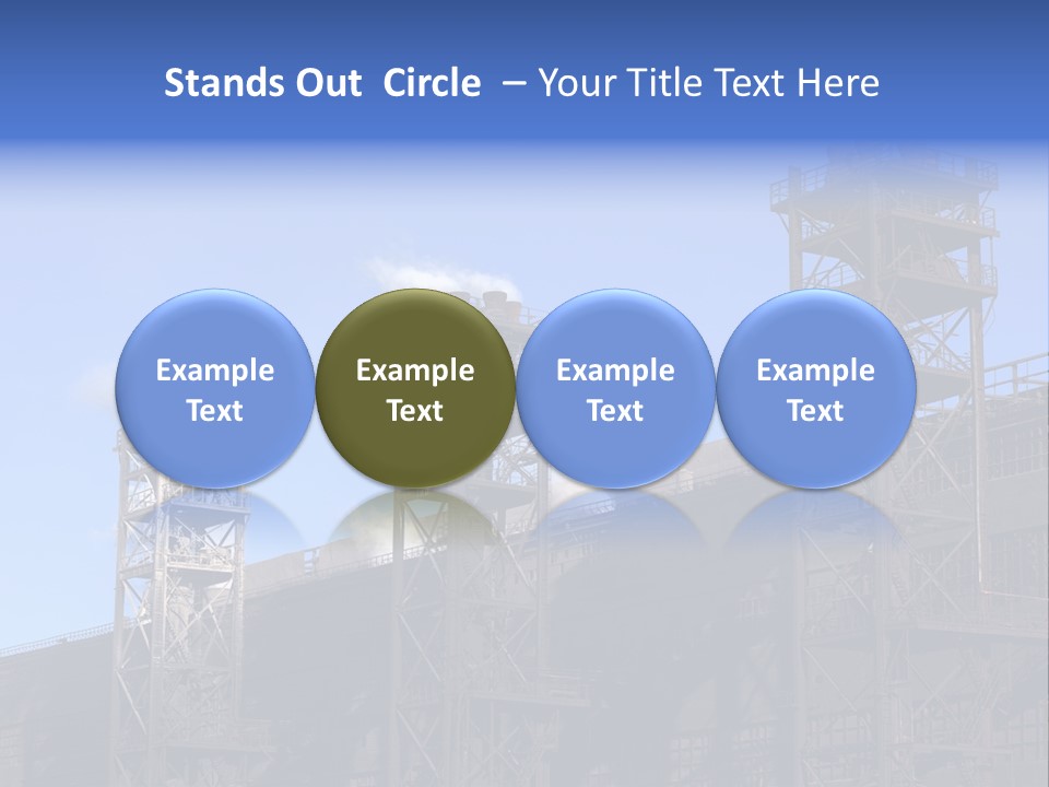 Production Blast Plant PowerPoint Template