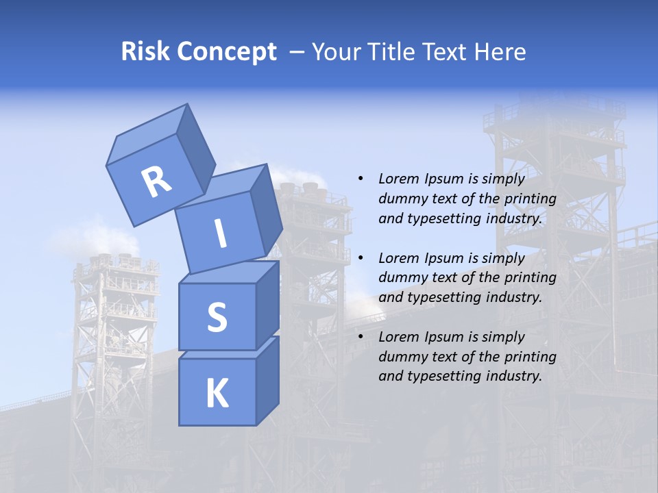 Production Blast Plant PowerPoint Template
