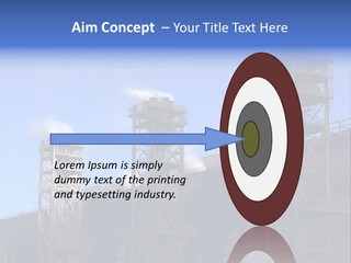Production Blast Plant PowerPoint Template