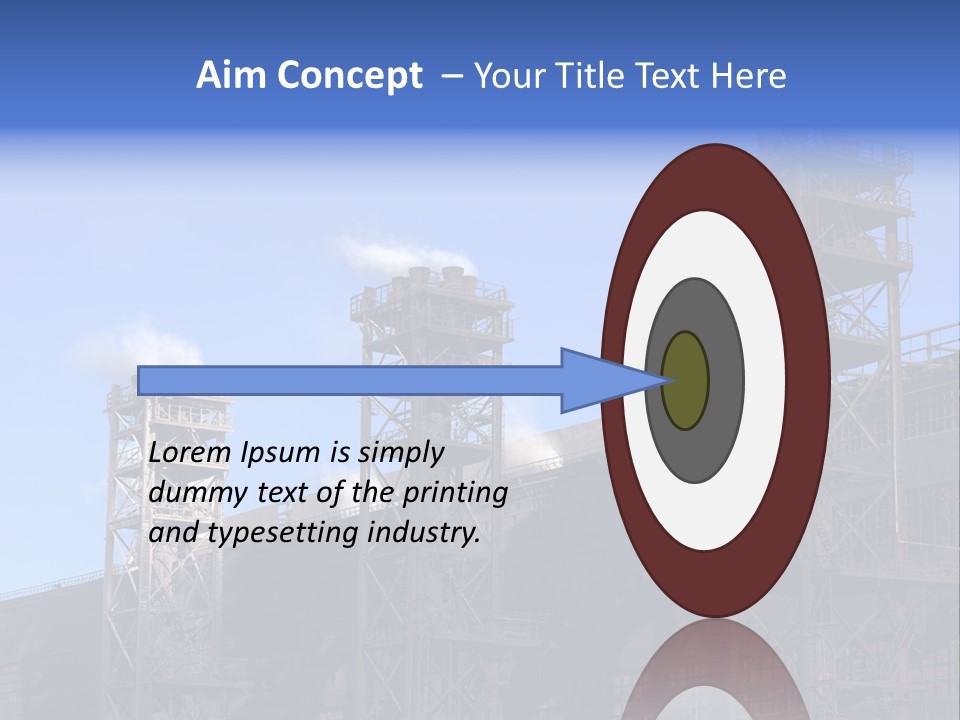 Production Blast Plant PowerPoint Template