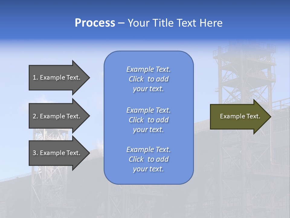 Production Blast Plant PowerPoint Template