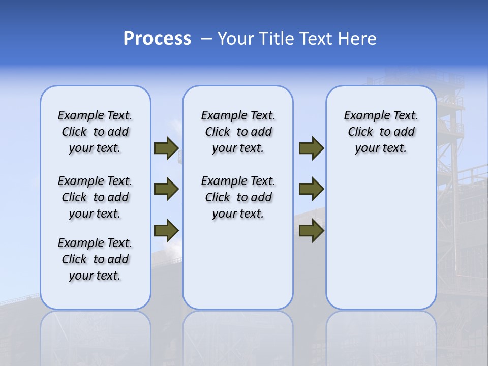 Production Blast Plant PowerPoint Template