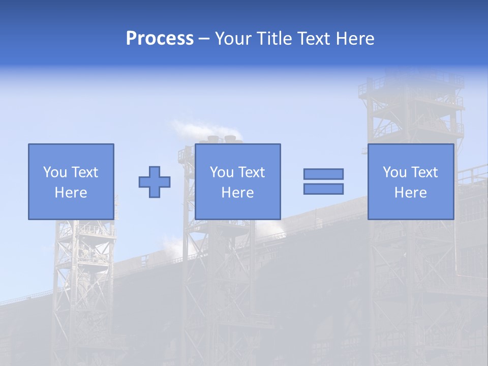 Production Blast Plant PowerPoint Template