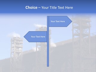 Production Blast Plant PowerPoint Template