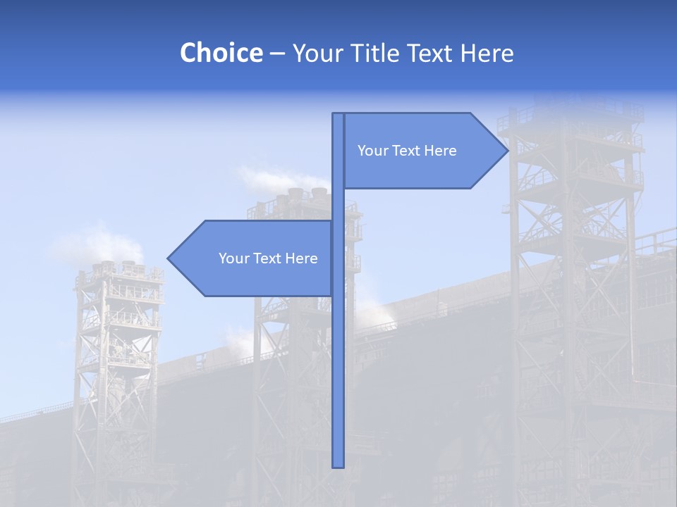 Production Blast Plant PowerPoint Template