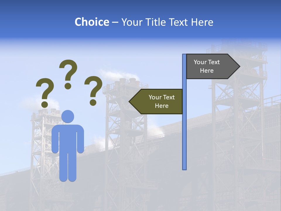 Production Blast Plant PowerPoint Template