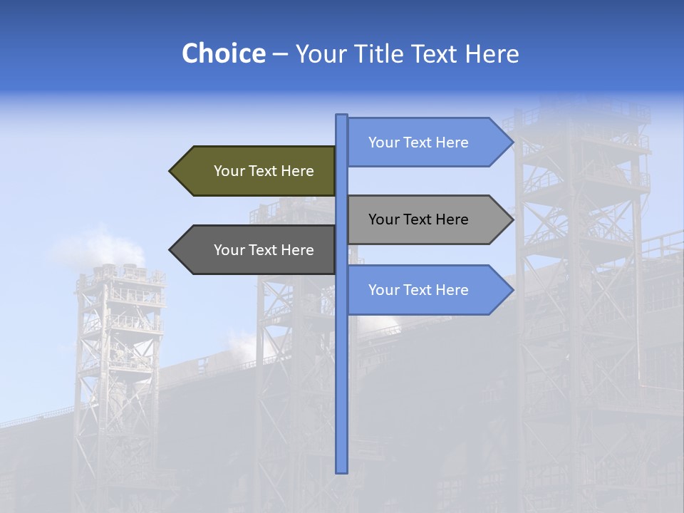 Production Blast Plant PowerPoint Template
