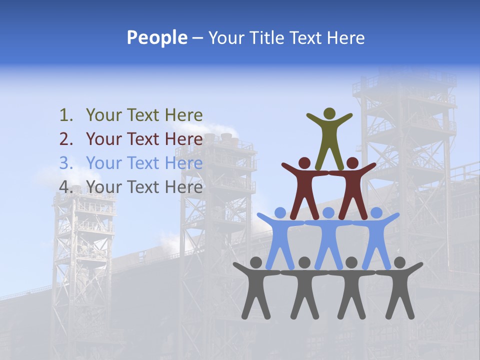 Production Blast Plant PowerPoint Template