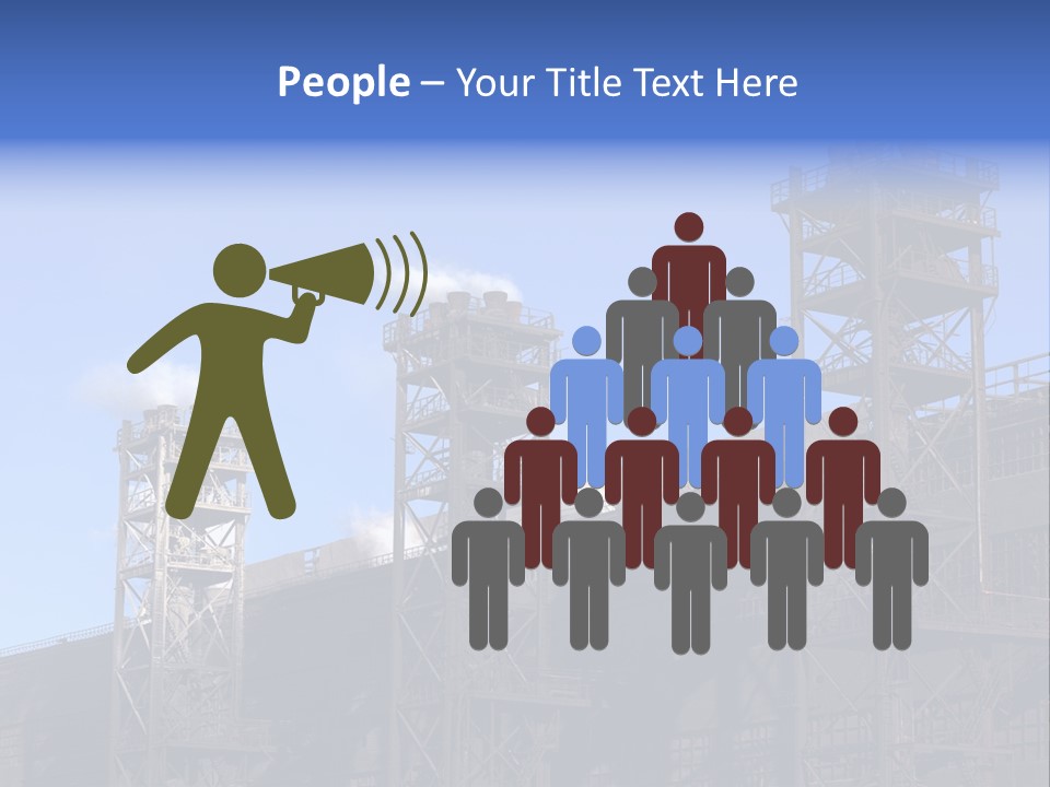 Production Blast Plant PowerPoint Template