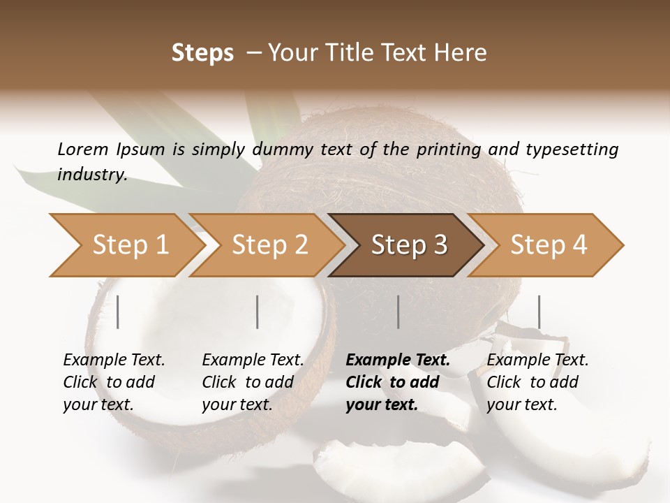 Organic Isolated Coco PowerPoint Template