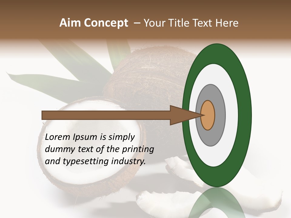 Organic Isolated Coco PowerPoint Template