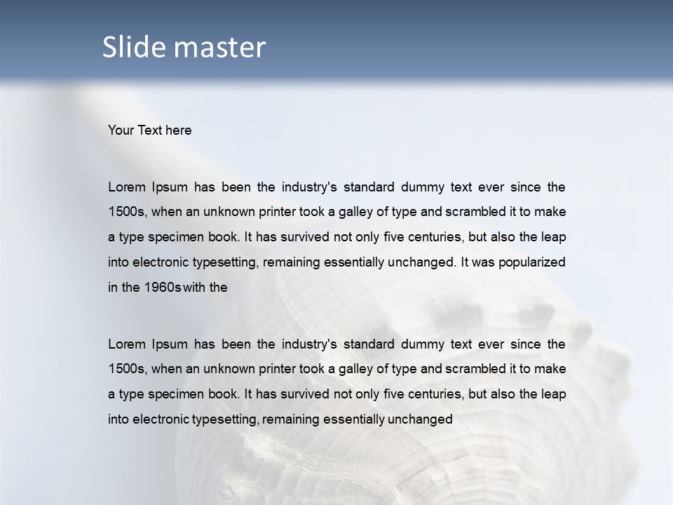 Background Sea Ocean PowerPoint Template