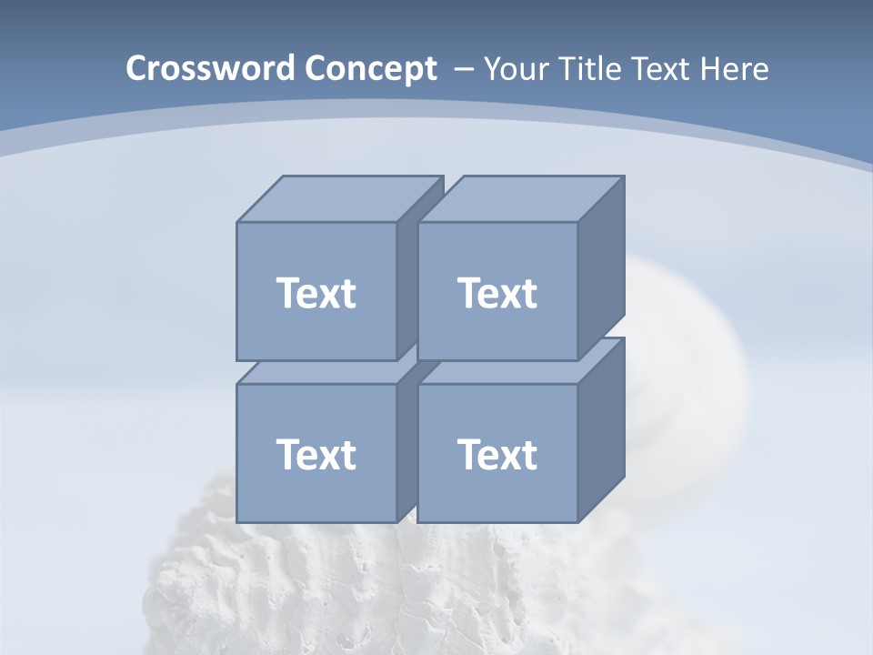 Shell Seashore Nobody PowerPoint Template