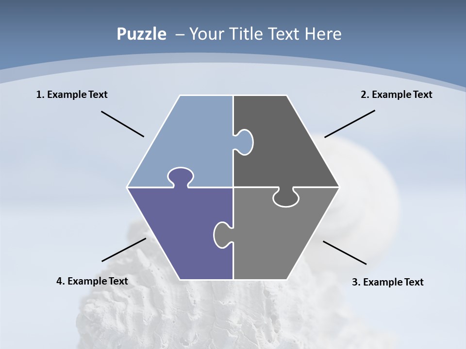 Shell Seashore Nobody PowerPoint Template