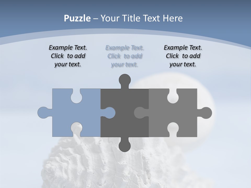 Shell Seashore Nobody PowerPoint Template