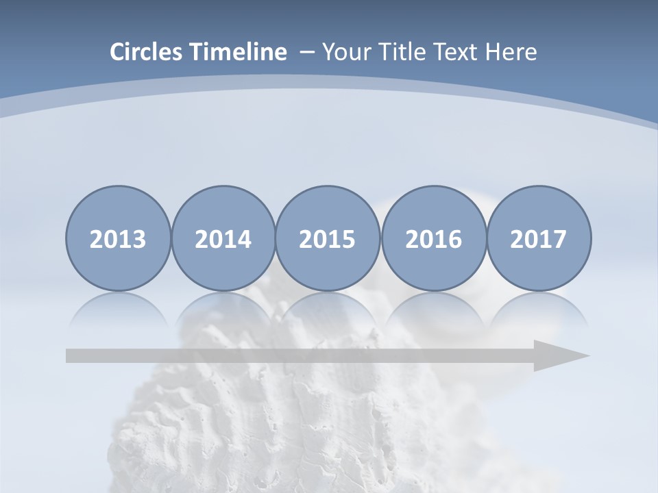 Shell Seashore Nobody PowerPoint Template