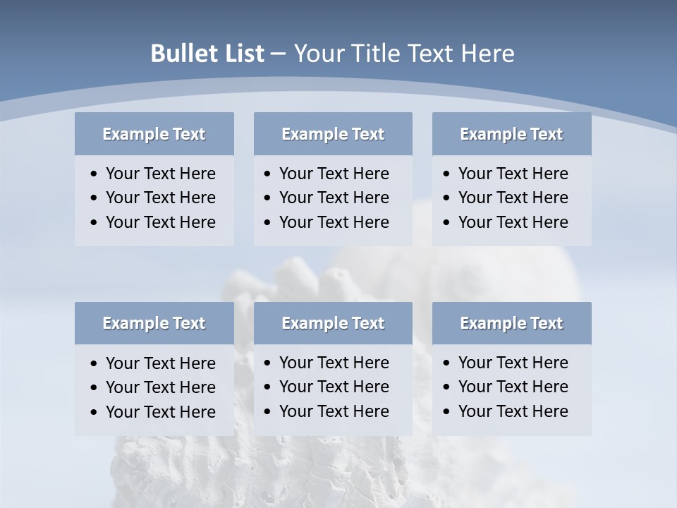 Shell Seashore Nobody PowerPoint Template