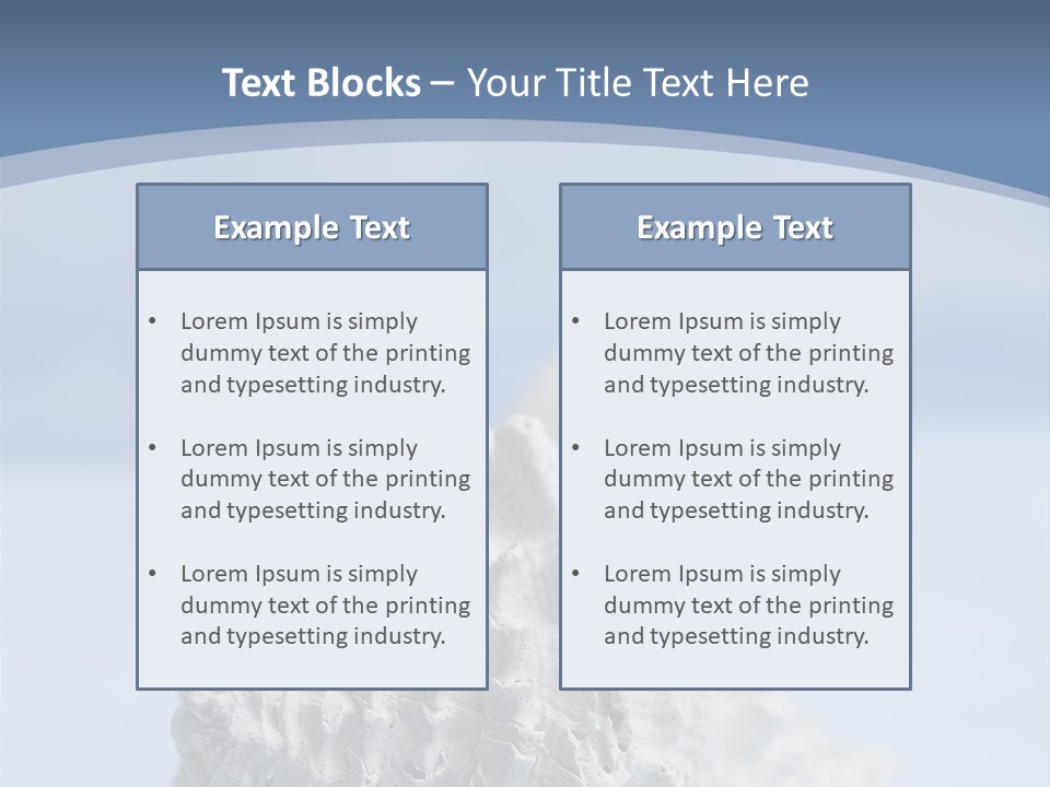 Shell Seashore Nobody PowerPoint Template