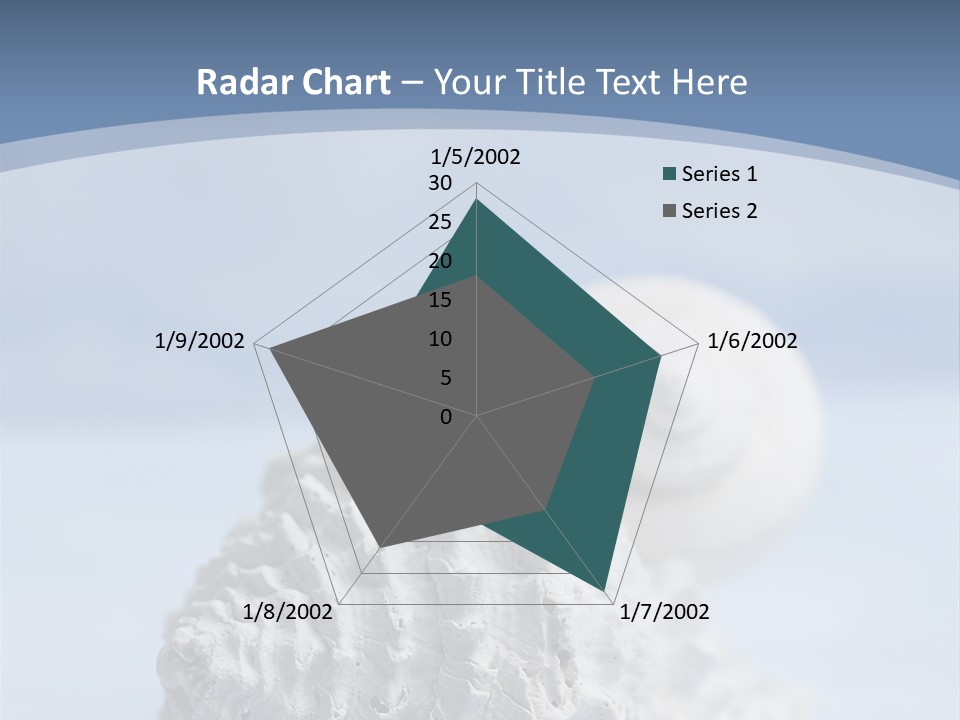 Shell Seashore Nobody PowerPoint Template