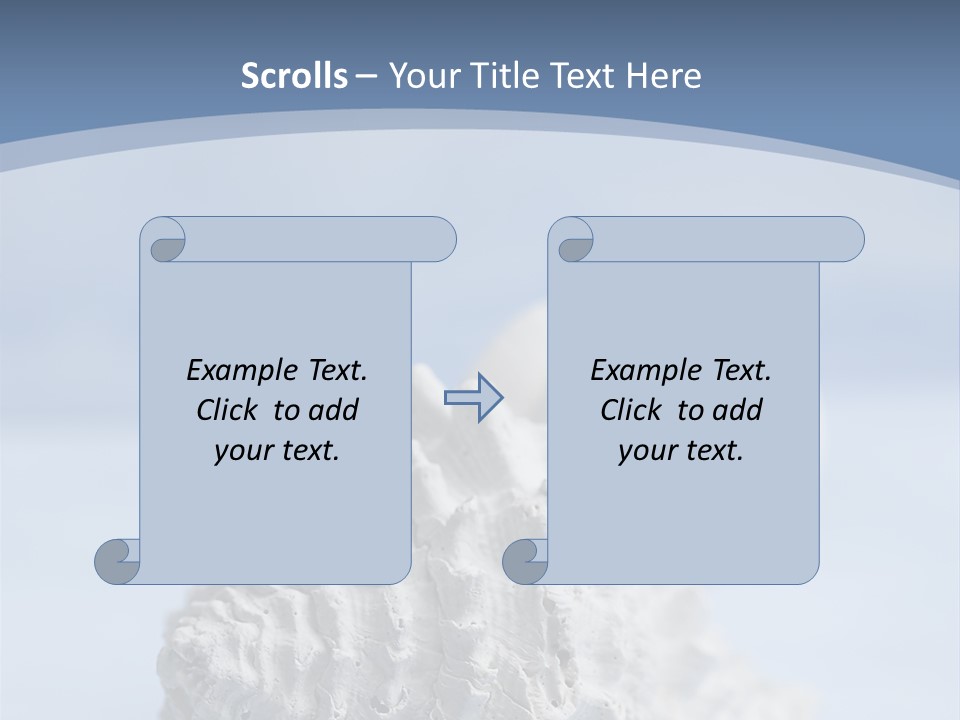 Shell Seashore Nobody PowerPoint Template