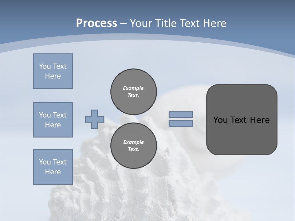 Shell Seashore Nobody PowerPoint Template