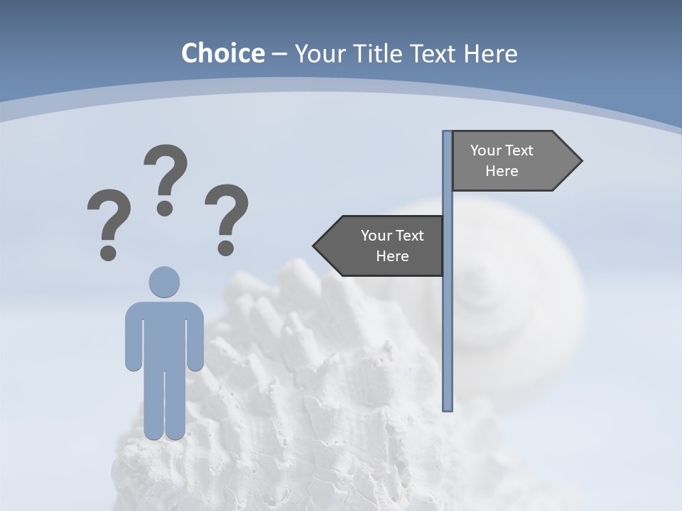 Shell Seashore Nobody PowerPoint Template