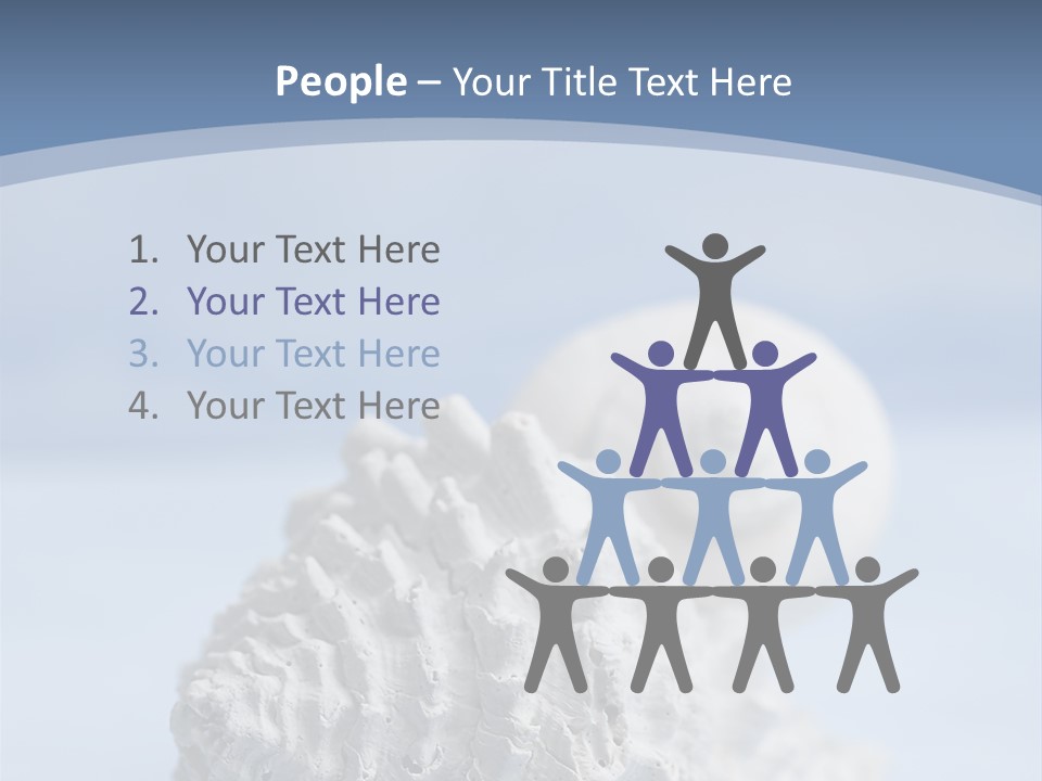 Shell Seashore Nobody PowerPoint Template