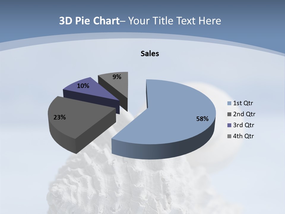 Shell Seashore Nobody PowerPoint Template