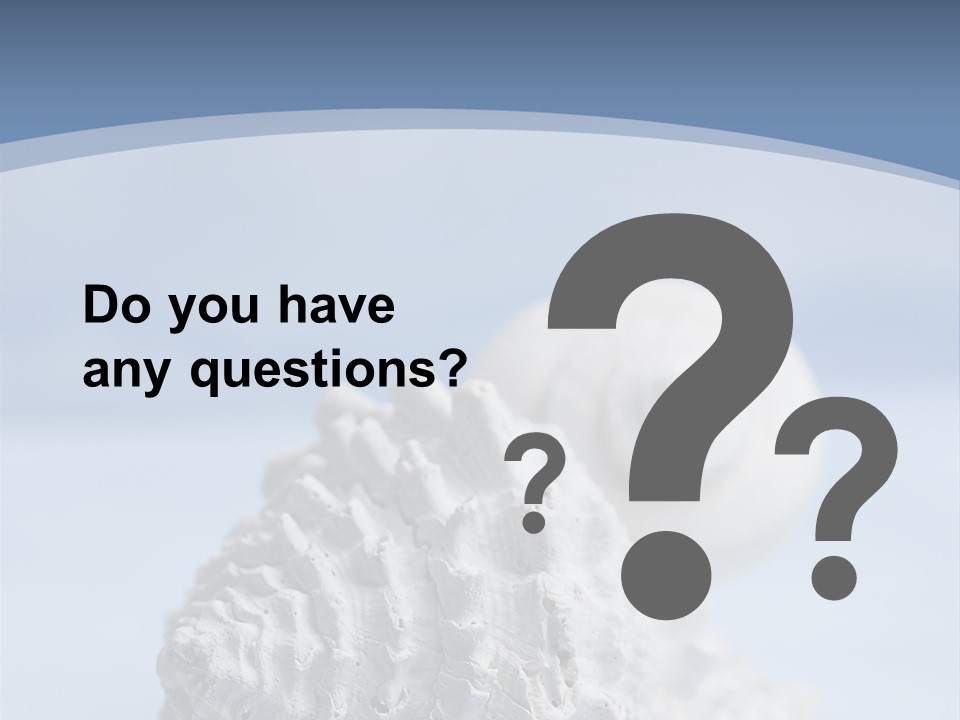 Shell Seashore Nobody PowerPoint Template