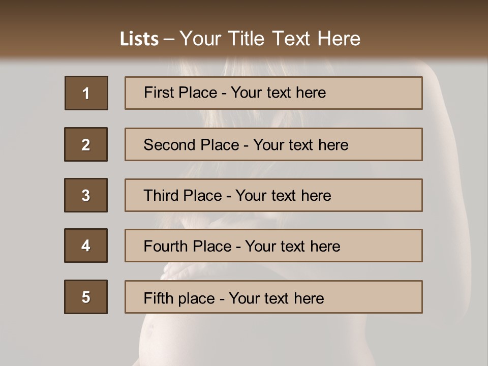 Woman Father Parent PowerPoint Template