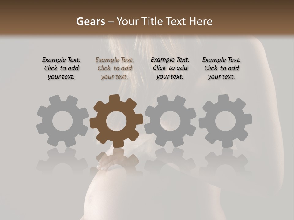 Woman Father Parent PowerPoint Template