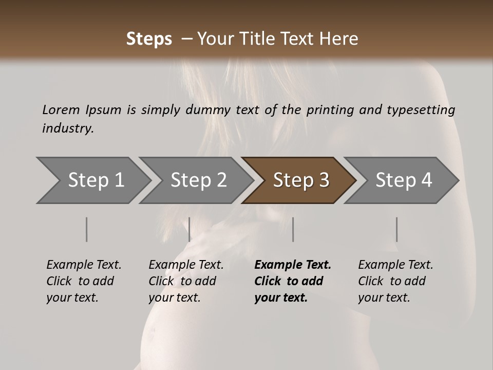 Woman Father Parent PowerPoint Template