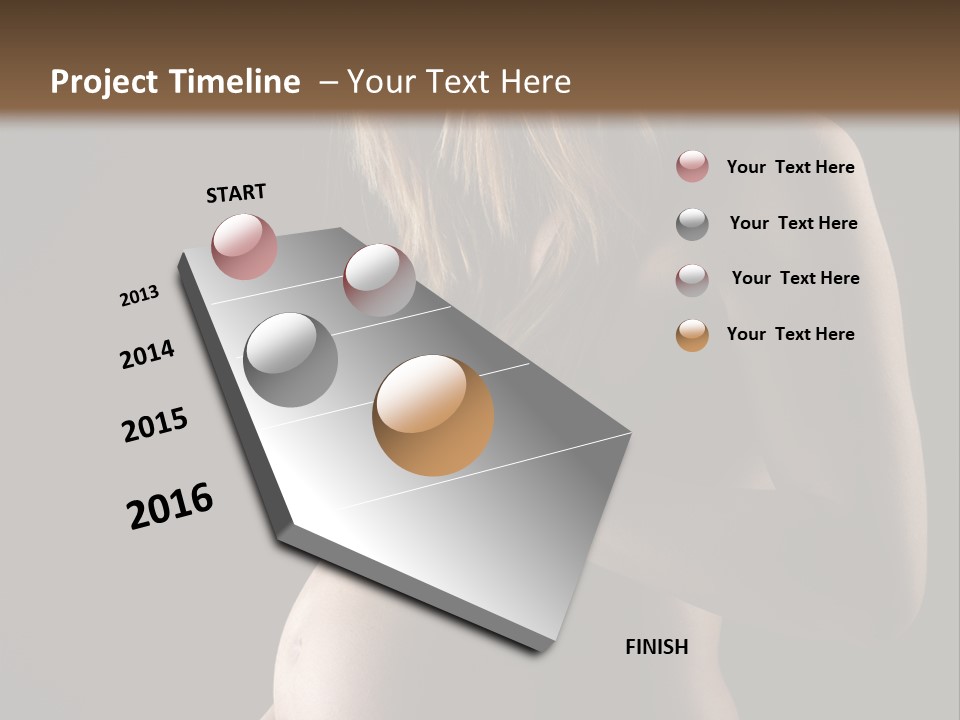 Woman Father Parent PowerPoint Template