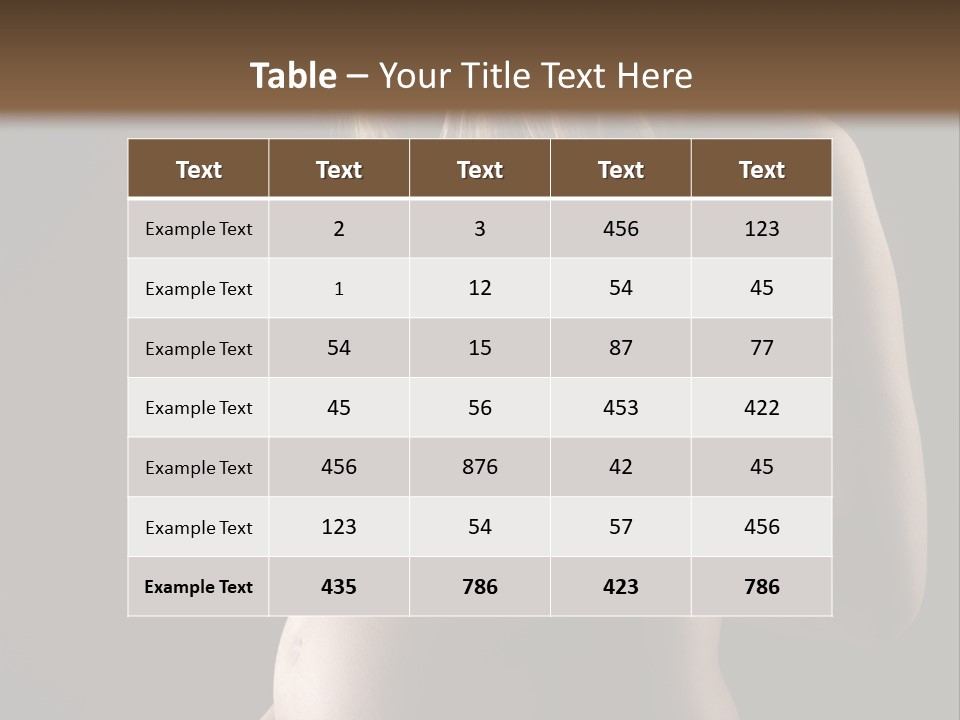 Woman Father Parent PowerPoint Template