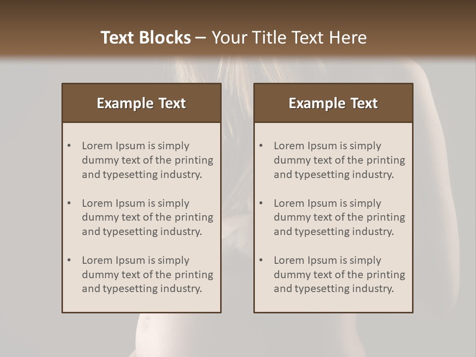 Woman Father Parent PowerPoint Template