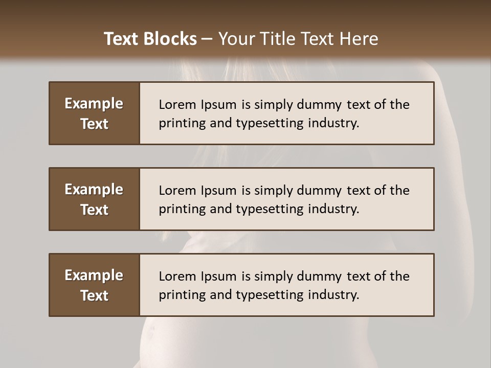 Woman Father Parent PowerPoint Template