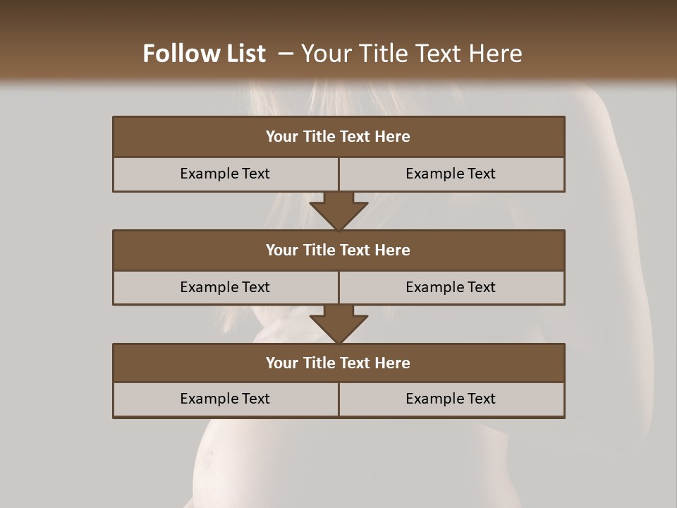 Woman Father Parent PowerPoint Template