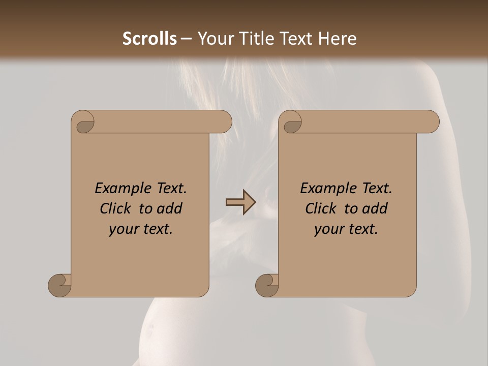 Woman Father Parent PowerPoint Template