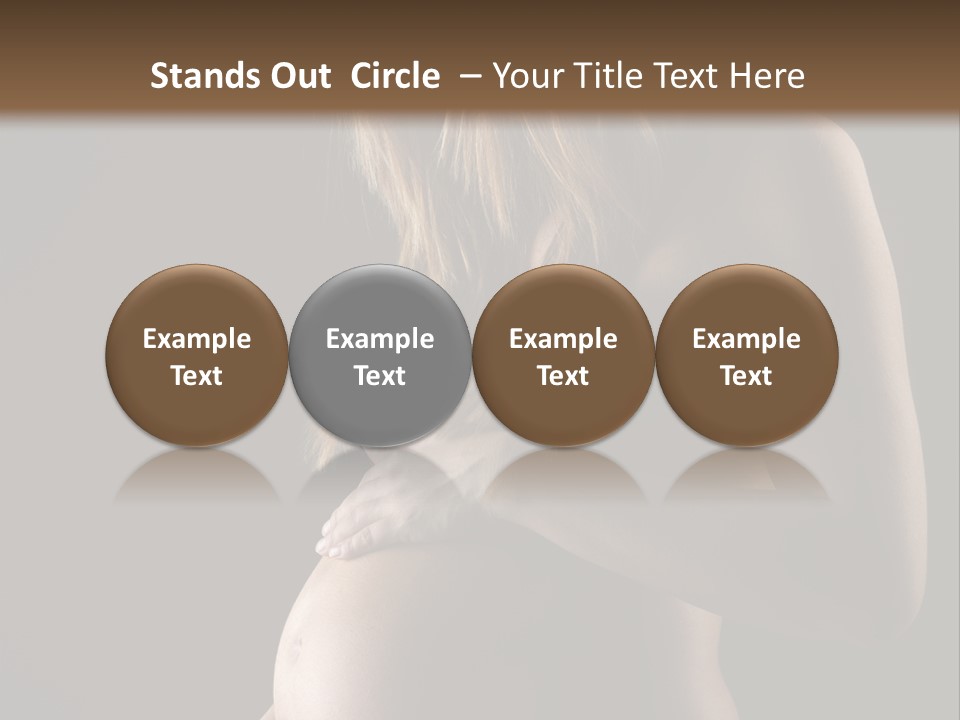 Woman Father Parent PowerPoint Template