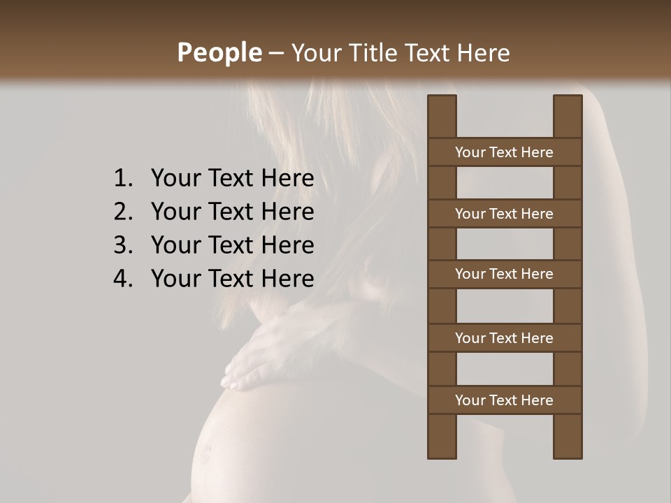 Woman Father Parent PowerPoint Template