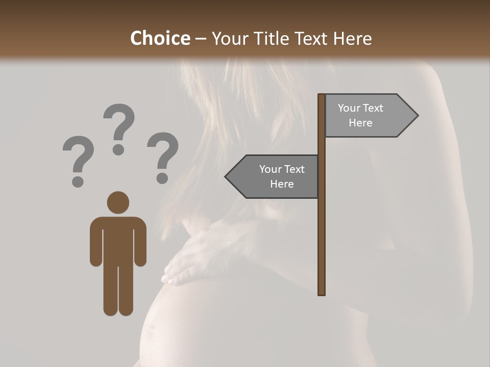 Woman Father Parent PowerPoint Template