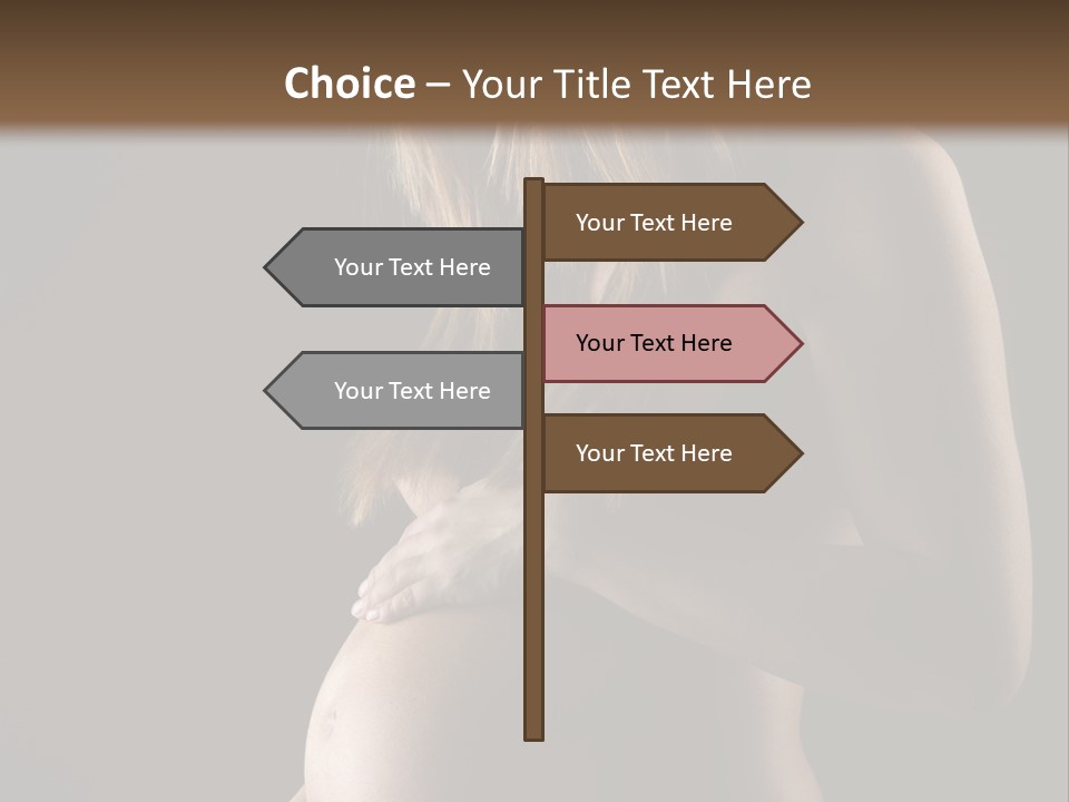 Woman Father Parent PowerPoint Template