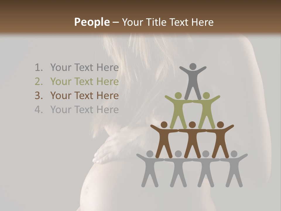 Woman Father Parent PowerPoint Template